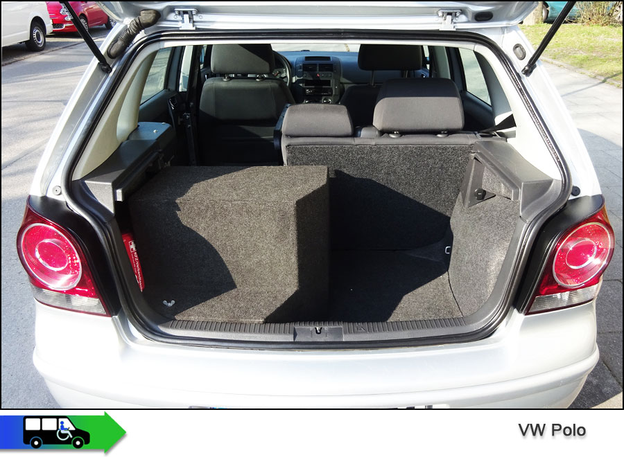 VW Polo Behindertengerecht mit Handgas + Handbremse -- Kofferraum