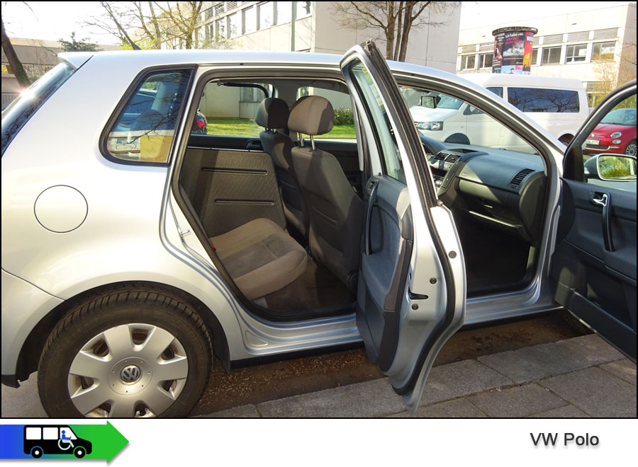 VW Polo Behindertengerecht mit Handgas + Handbremse -- Beifahrerseite